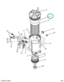 1841394C1 GASKET O-RING