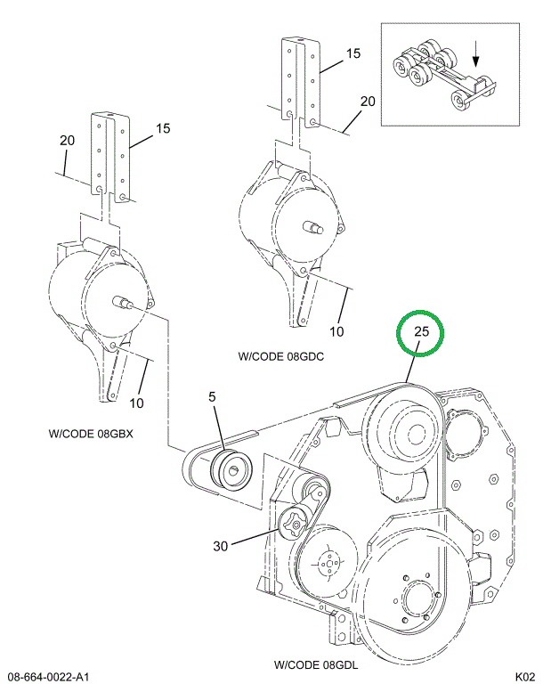 1841559C1 BELT 8PK. 71.65