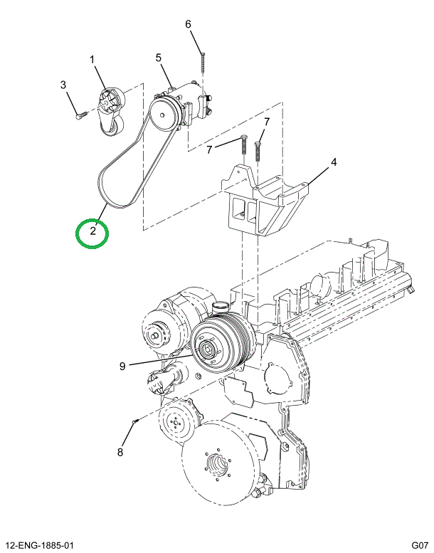 1841563C2 ADJUSTER,BELT, FREON DRIVE