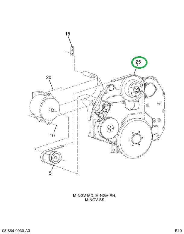 1841564C1 BELT 8PK.74.60