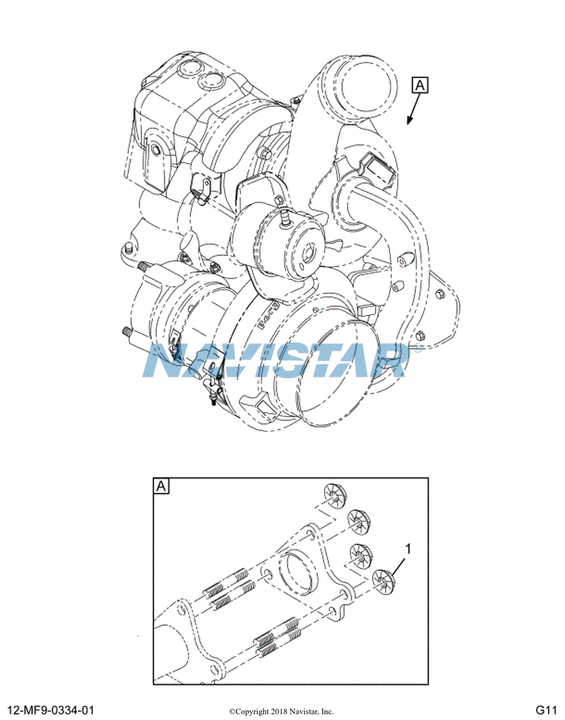 1841574C2 NUT FLANGE M10 X 1.25 SPL THD