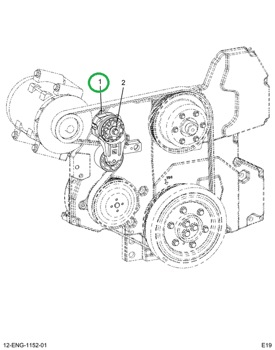 1841760C1 TENSIONR,PULLEY IDLER BELT TEN