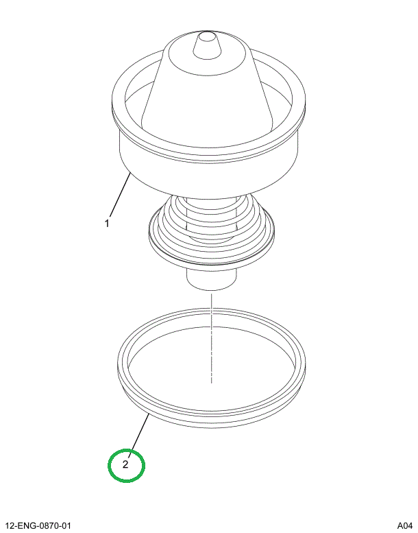 1841771C1 SEAL THERMOSTAT