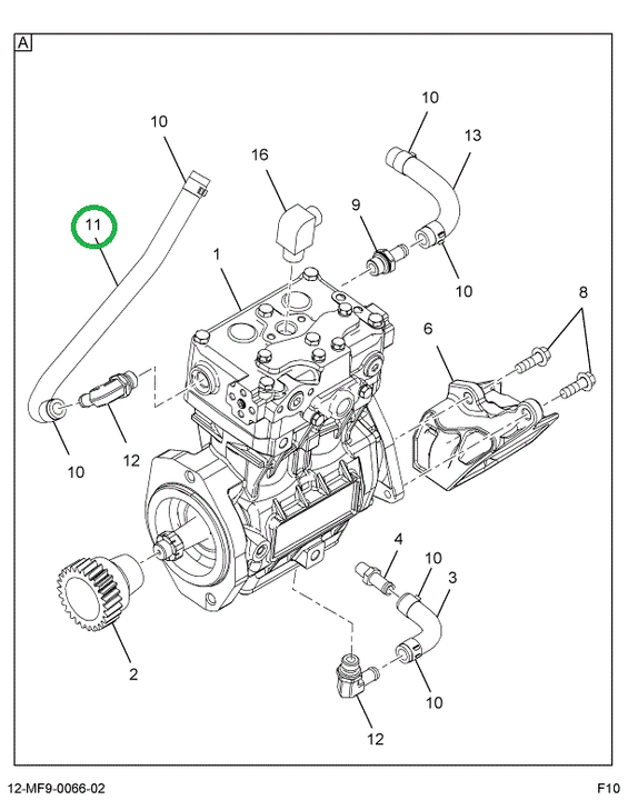 1841959C2 HOSE .5 ID X 14.75