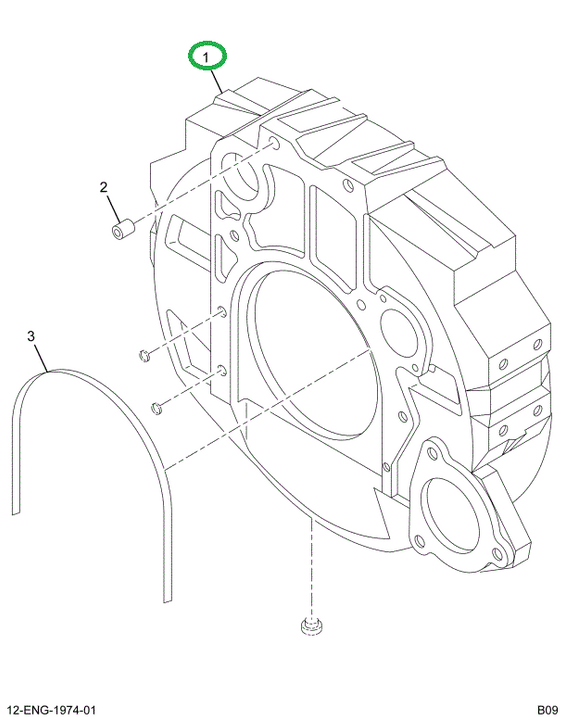 1841967C4 Housing, Flywheel, SAE No. 1a