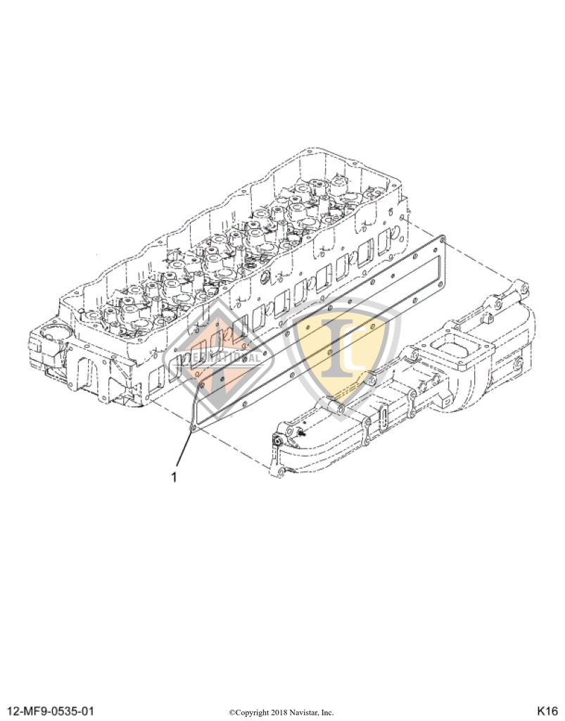 1842033C1 GASKET INTAKE MANIFOLD