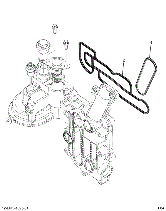 1842124C91 GASKET,KIT OIL COOLER MODULE S