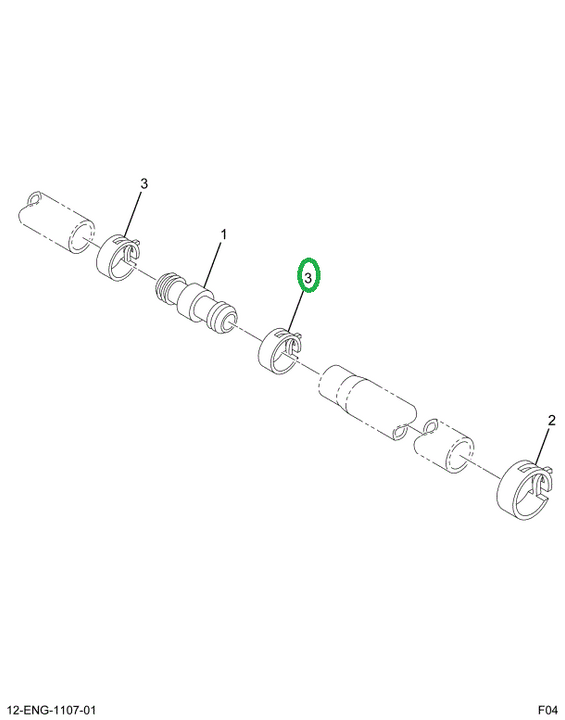 1842234C1 Clamp, Ctb, 3/8 Dia