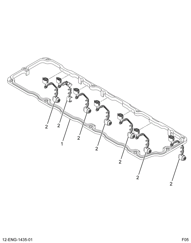 1842380C96 GASKET, I313 VALVE COVER