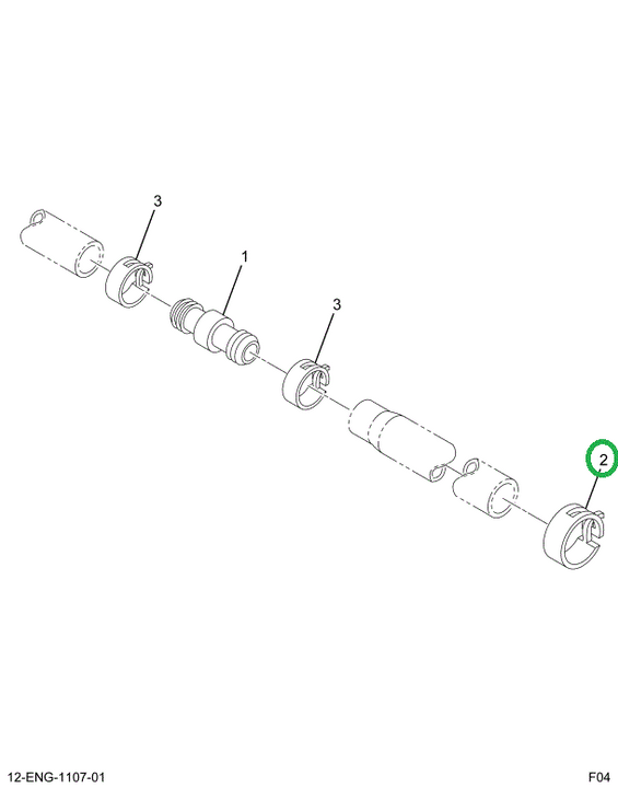 1842386C1 Clamp, Ctb, 1/2 Dia