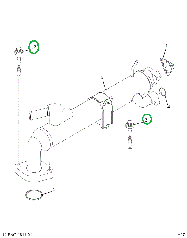 1842603C1 BOLT EGR REAR MTG