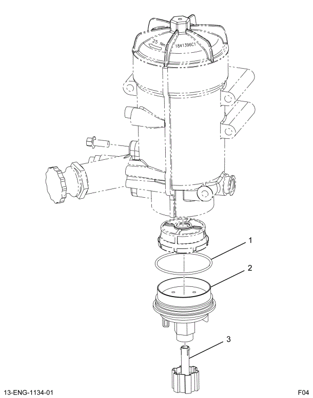 1842641C91 FILTER,KIT FUEL FILTER HEATER