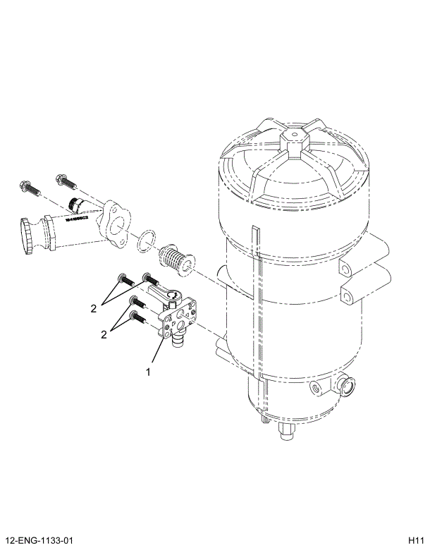 1842642C91 VALVE,KIT FUEL FILTER WATER DR