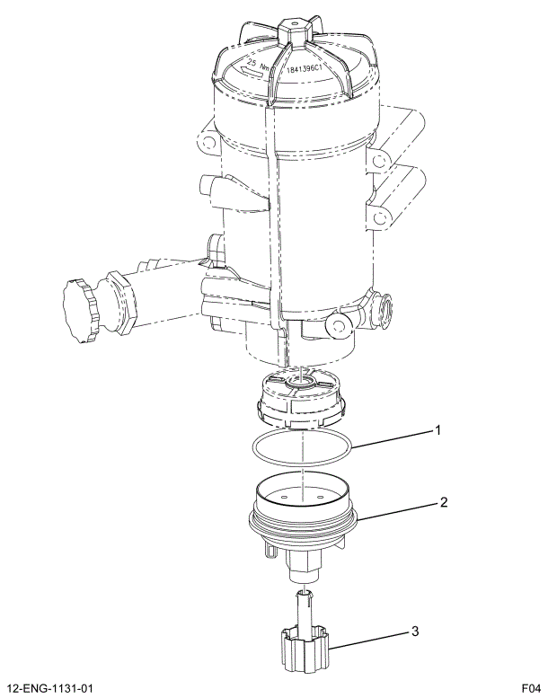 1842644C91 FILTER,KIT FUEL FILTER BOWL AS