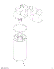 1842655C92 FILTER,KIT, OIL FILTER SHORT