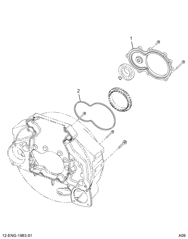 1843027C92 COVER,KIT RR SEAL CARR-SERVICE