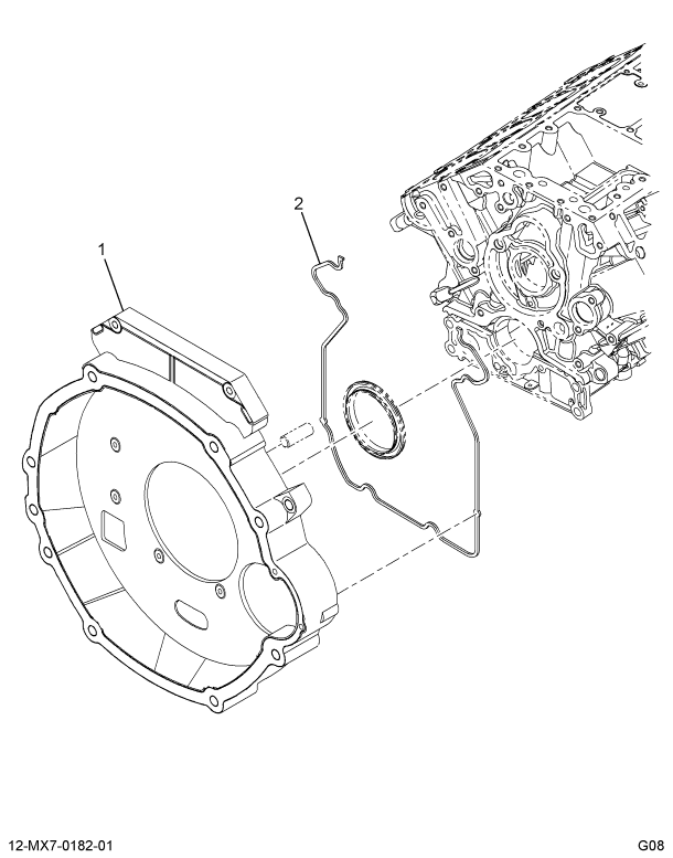 1843053C93 COVER,KIT CRANKCASE REAR COVER