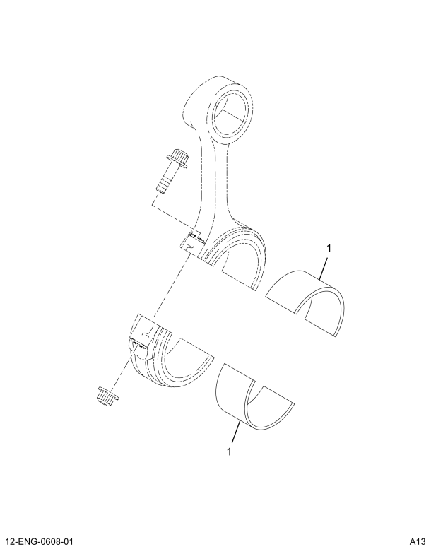 1843075C91 BEARING,KIT ROD BEARING .030 O