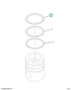 1843272C1 RING TOP COMPRESSION .020 O/S
