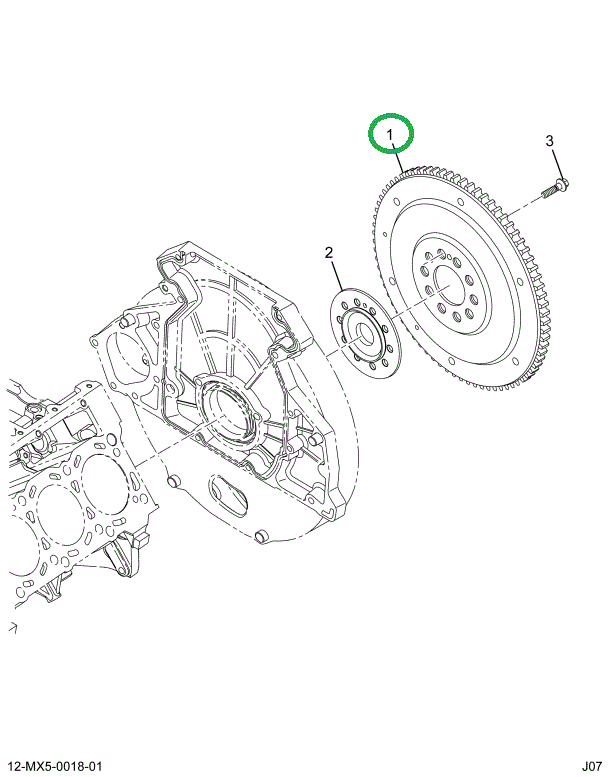 1843308C1 FLYWHEEL ASSEMBLY