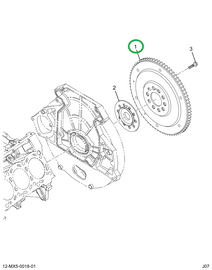 1843308C1 FLYWHEEL ASSEMBLY