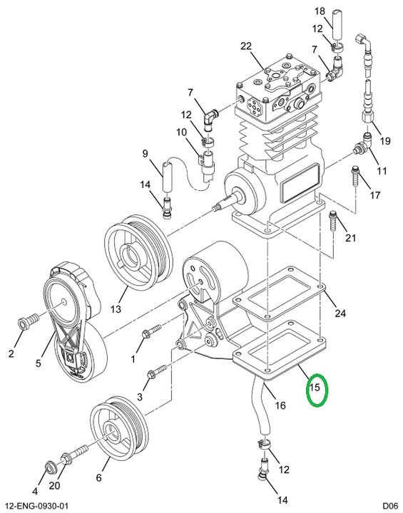 1843356C91 Bracket Assembly, Mounting Air