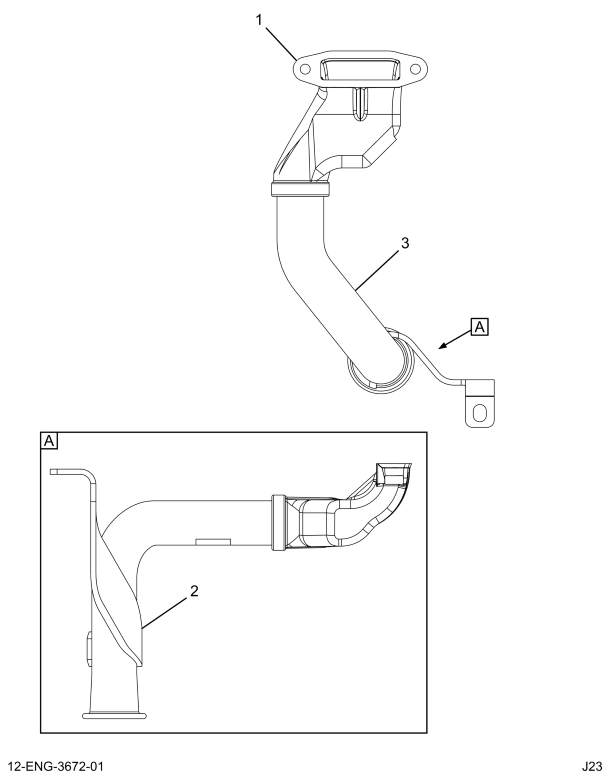 1843445C2 TUBE ASSY SUCTION (FRONT SUMP)