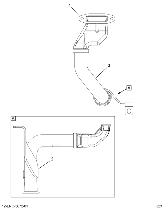 1843445C2 TUBE ASSY SUCTION (FRONT SUMP)