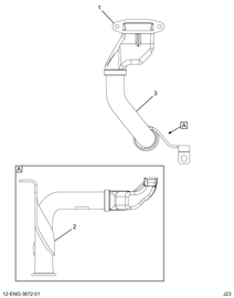 1843449C2 TUBE ASSY FRT SUMP SUCTN W/LAD