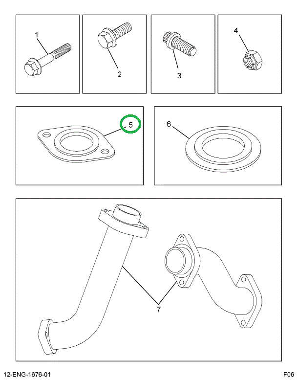 1843478C1 GASKET EXHAUST FLANGE