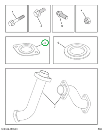 1843478C1 GASKET EXHAUST FLANGE
