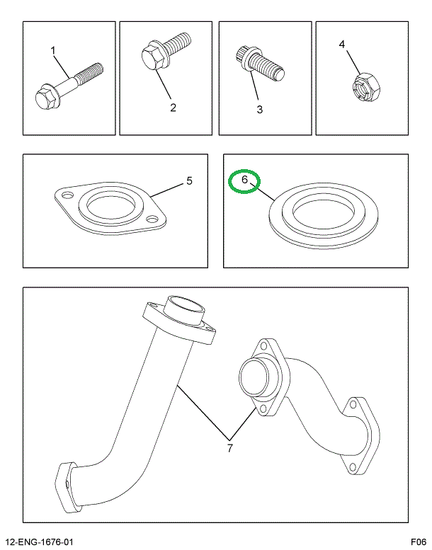 1843685C1 WASHER, EXHASUT FLANGE GASKET