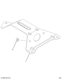 1844338C1 BRACKET ASSY GLOW PLUG MODULE