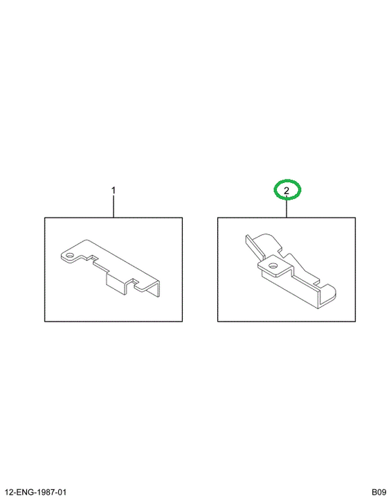1844369C2 Bracket, Front Harness Guard