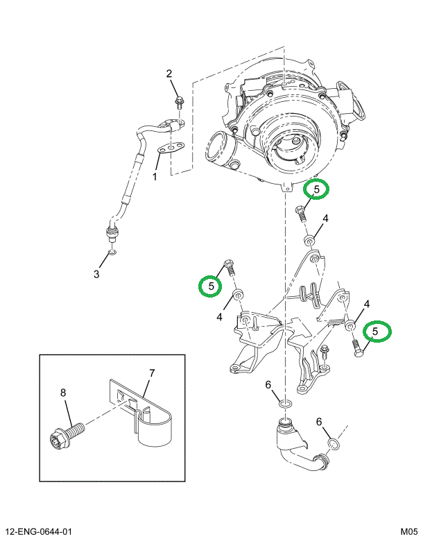 1844517C1 BOLT M8 X 30 HFH