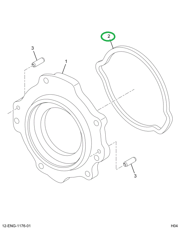 1844986C1 SEAL GEROTOR COVER