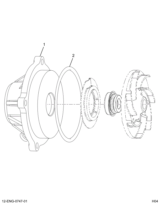 1845002C91 PUMP ASSY WATER