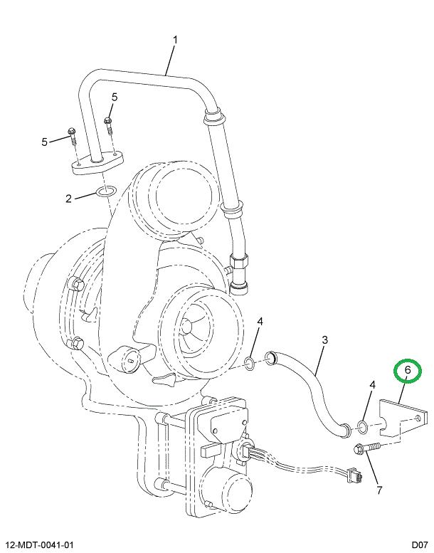 1845024C1 BRACKET TUBE