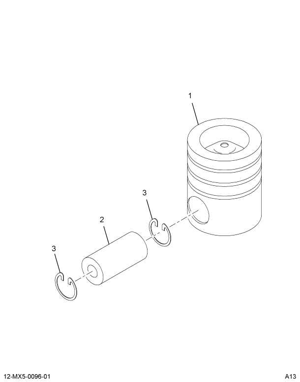 1845154C91 PACKAGE,KIT PISTON/PIN/RING .0