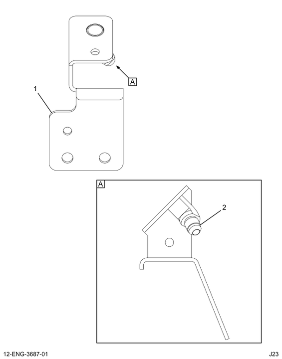 1845318C91 BRACKET ASSY EBP SENSOR