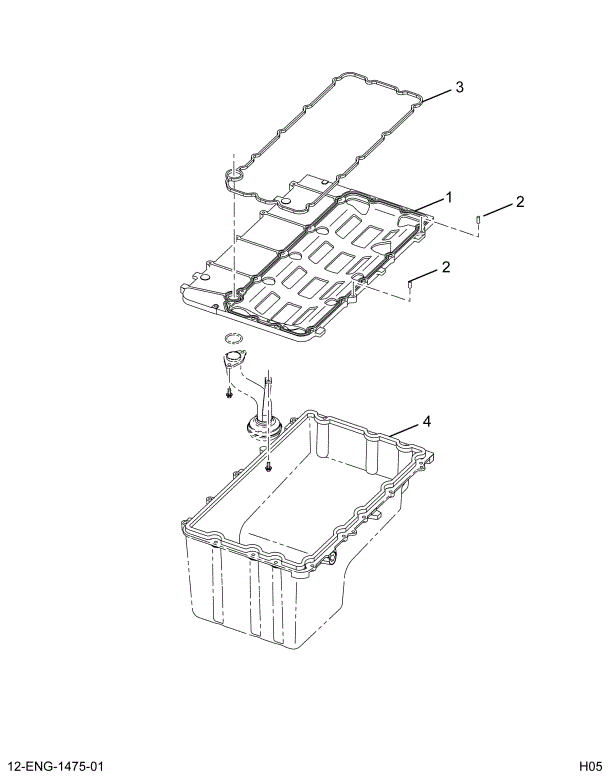 1845436C91 PAN ASSY UPPER OIL