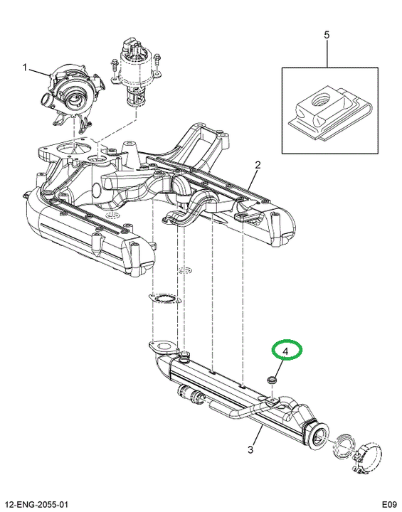 1845469C1 Insulator, EGR Cooler