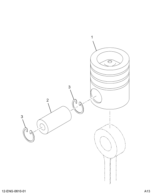 1845606C92 PACKAGE,KIT PISTON/PIN/RING  S