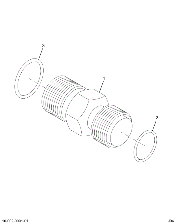 1845826C92 FITTING ASSY TURBO OIL