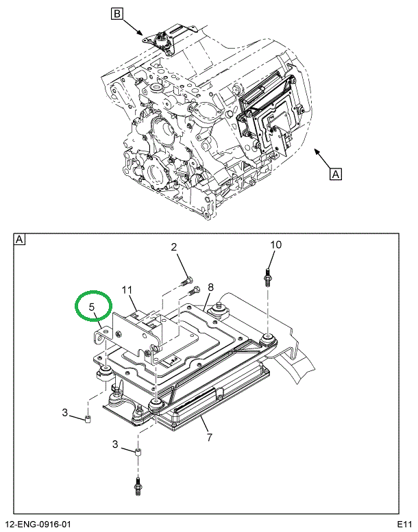 1846755C2 SUPPORT  EGR VALVE MODULE