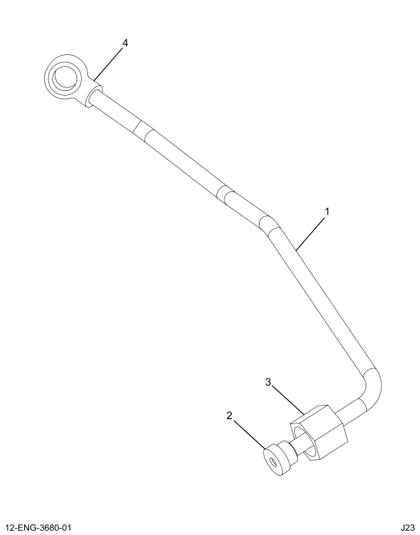 1846831C1 TUBE ASSY FUEL FLTR TO LB CYLD