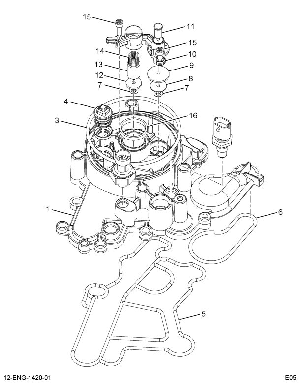 1847055C96 FILTER,KIT OIL FILTER BASE ASS