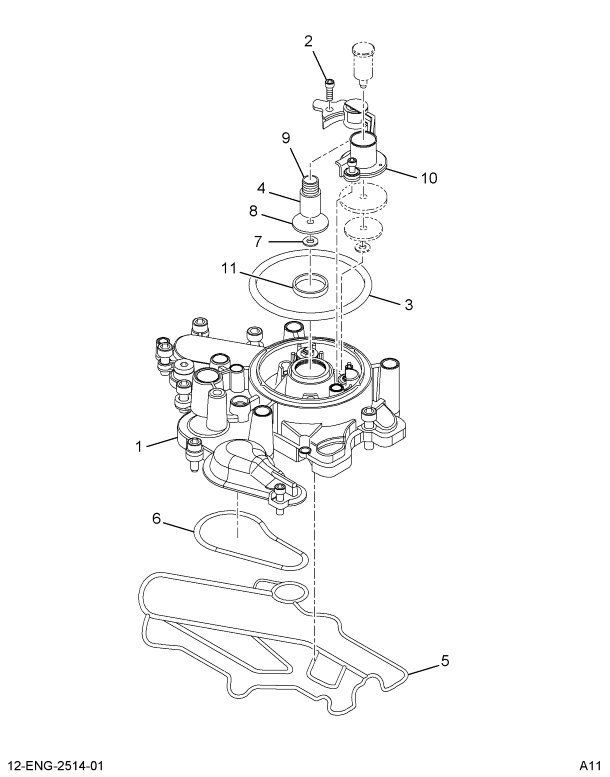 1847059C96 FILTER,KIT OIL FILTER BASE ASS