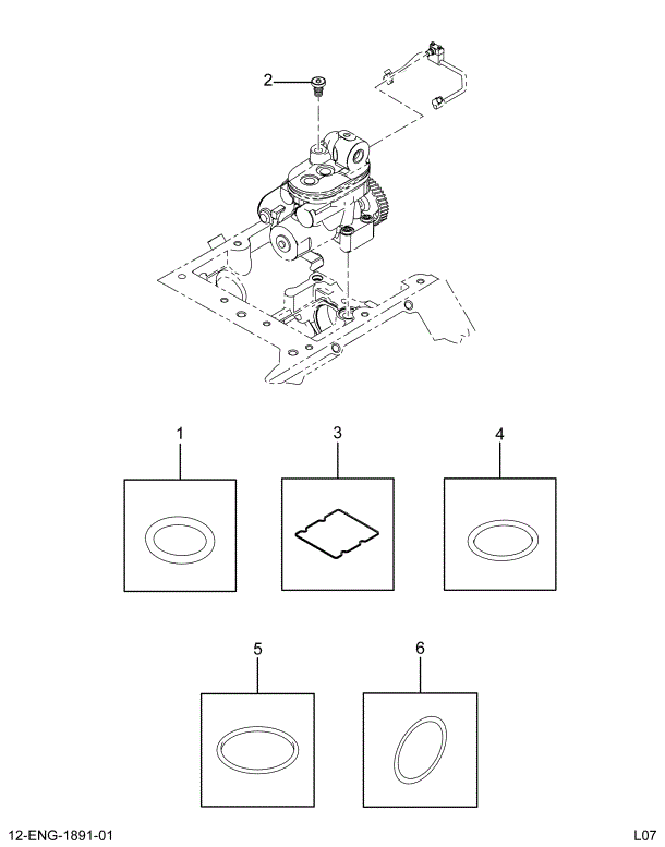 1847085C93 PUMP,KIT HYDRAULIC PUMP SEAL