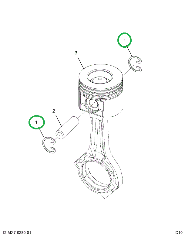 1847145C1 RING PISTON PIN RETAINER